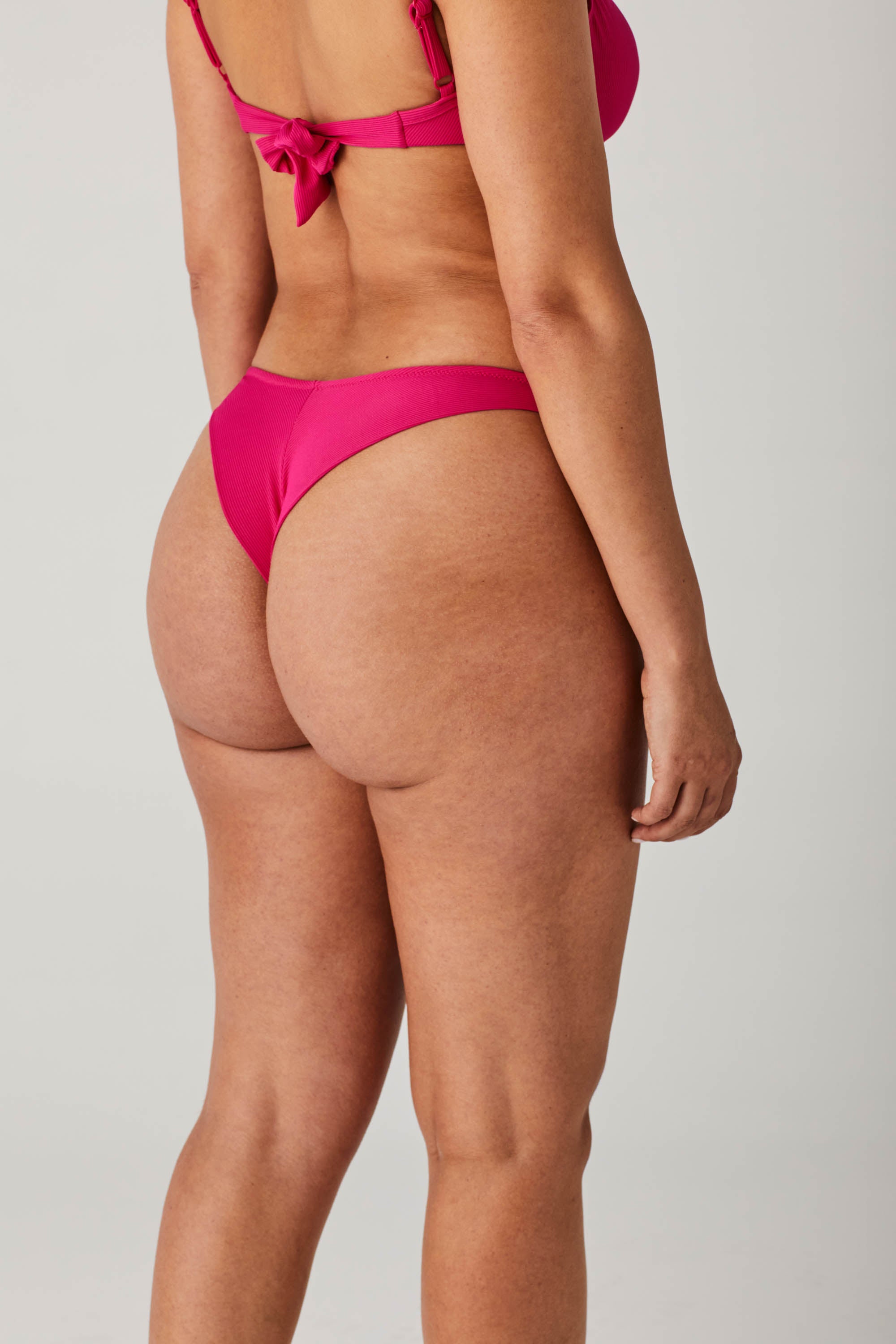 Double-back Pink Bikini Bottom