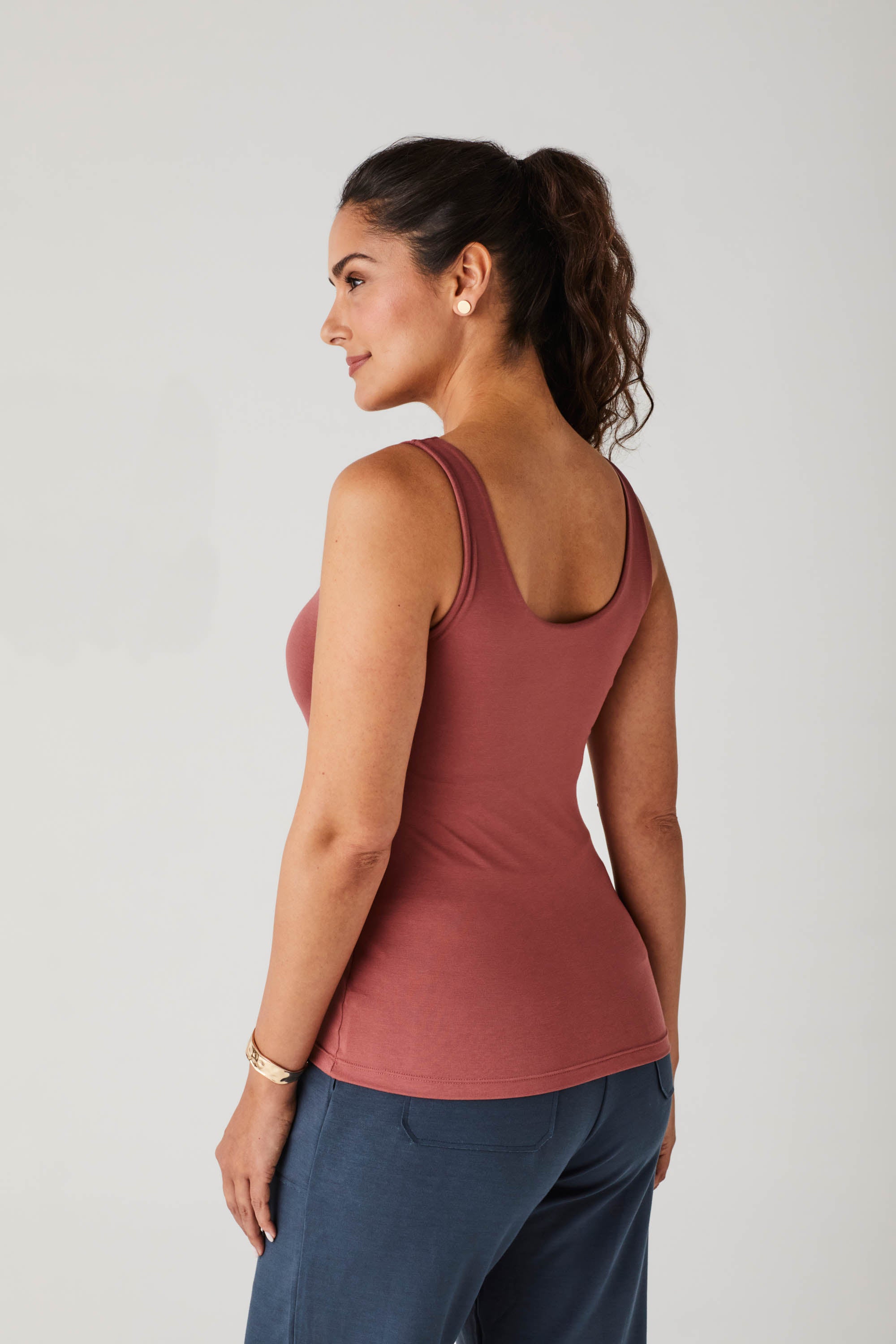 Tank Top with built-in pads