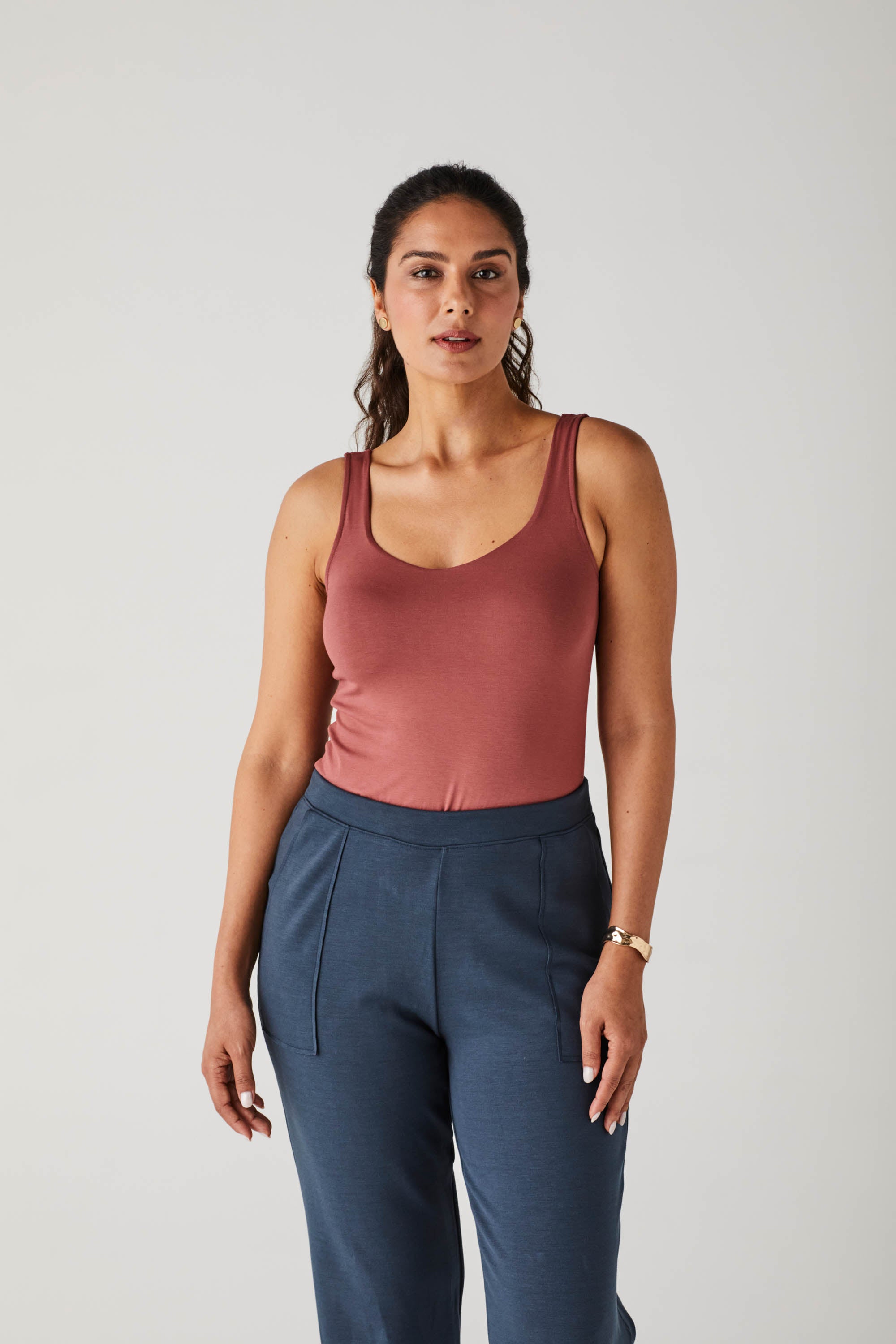 Tank Top with built-in pads