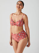 Printed Crossbody Lift Bikini