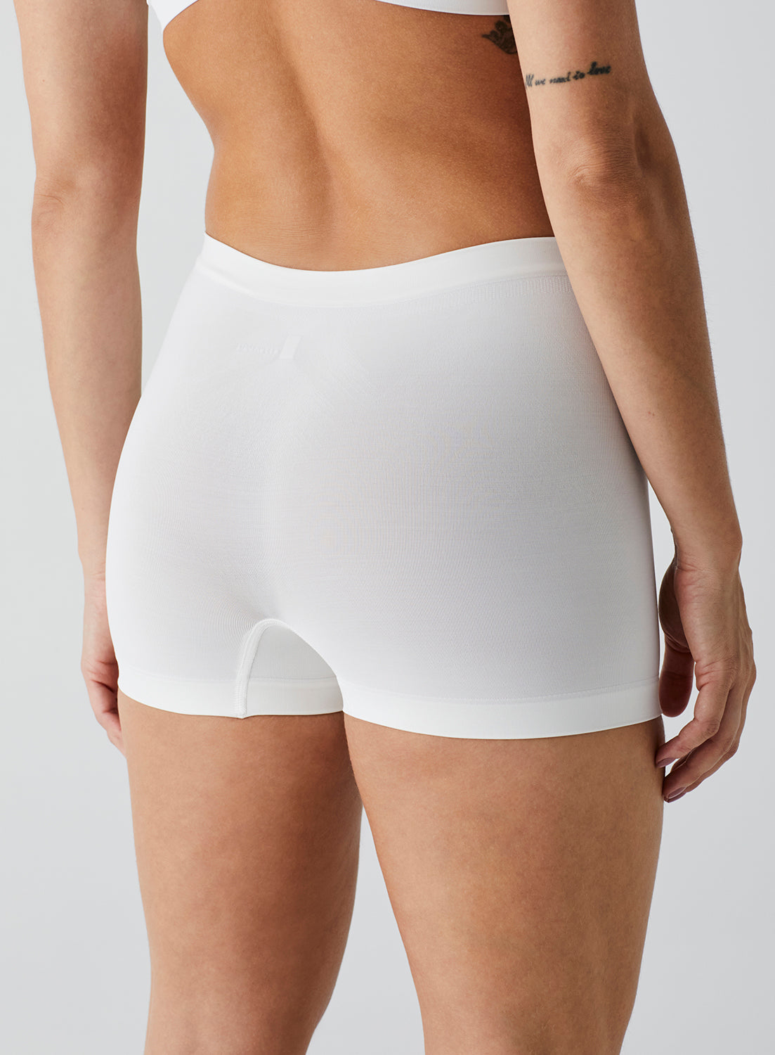 Boxer Underwear Biodegradable Lótus White