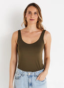 Tank Top with built-in pads